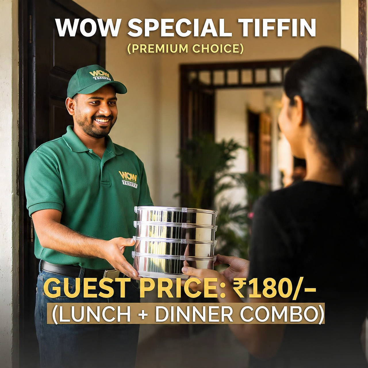 Premium Guest Meal Delivery Lucknow - Wow Special Thali