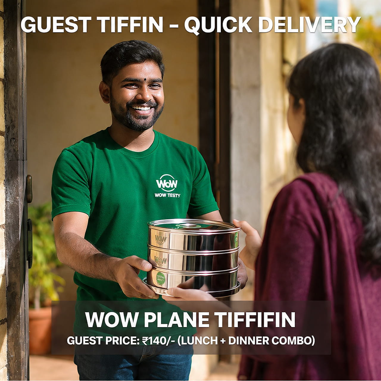 Premium Guest Meal Delivery Lucknow - Wow Special Thali